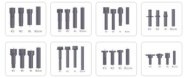 Multi-Station Cold Forging Machine – 3 Station Bolt Former BF-Series specification